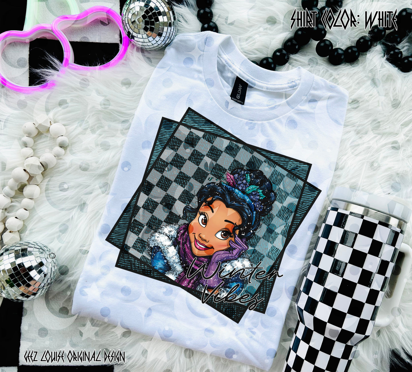 Winter Vibes Princess Collection – Digital Designs (PNG Bundle + Individual Options)