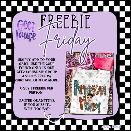 Freebie Friday – Limited Quantity Design (10 people Only)