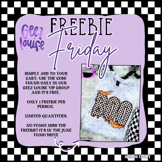 Freebie Friday – Limited Quantity Design (10 people Only)