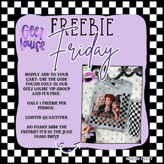 Freebie Friday – Limited Quantity Design (10 people Only)