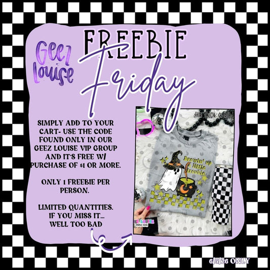 Freebie Friday – Limited Quantity Design (10 people Only)