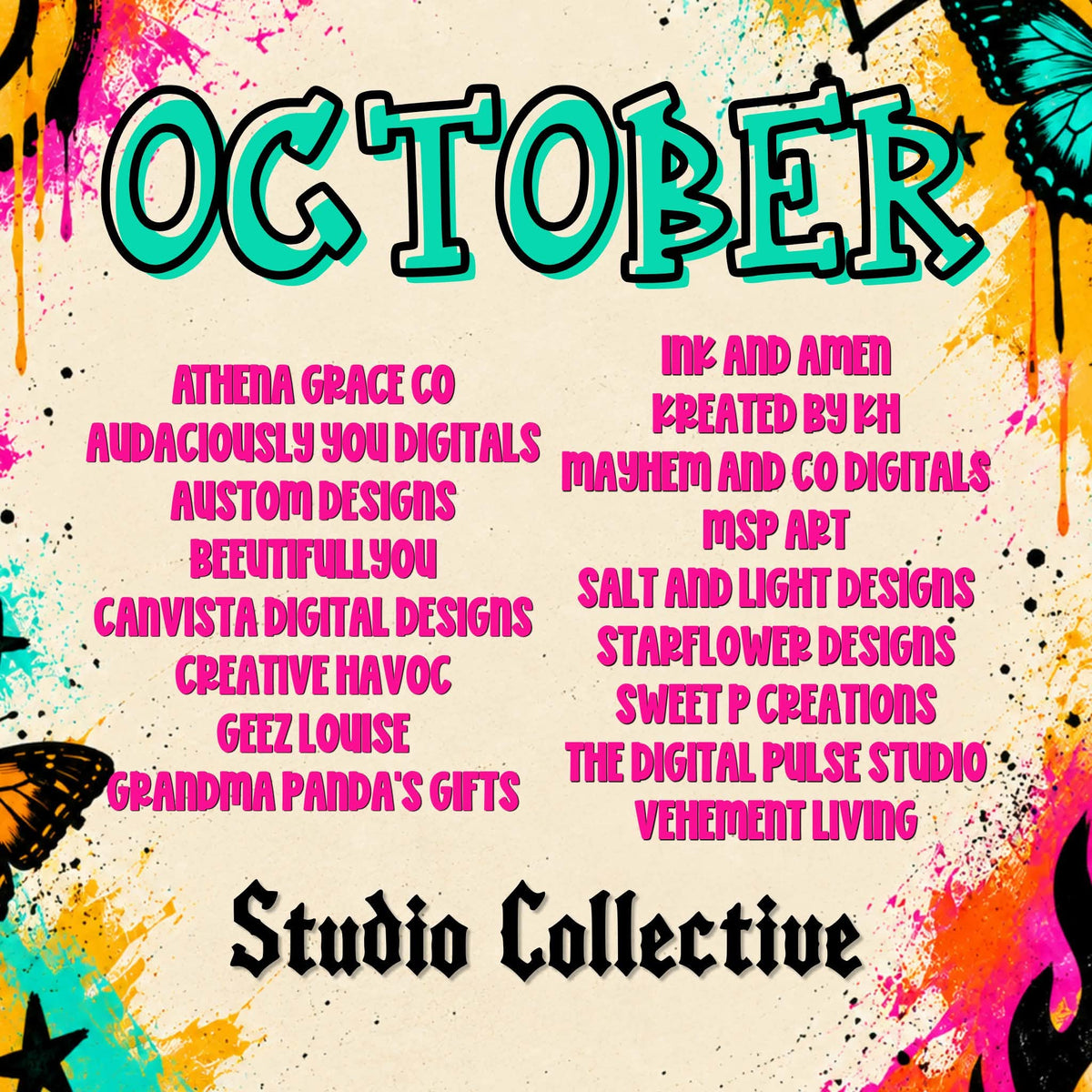 The Studio Collective | October 26 - Monthly Design Collection
