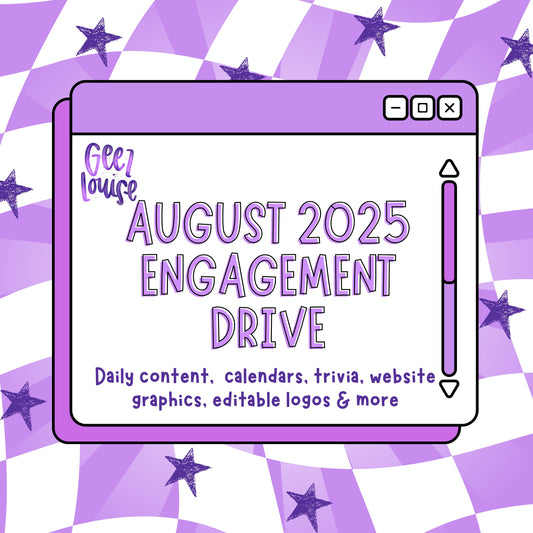 August 2025 Social Media Engagement Drive