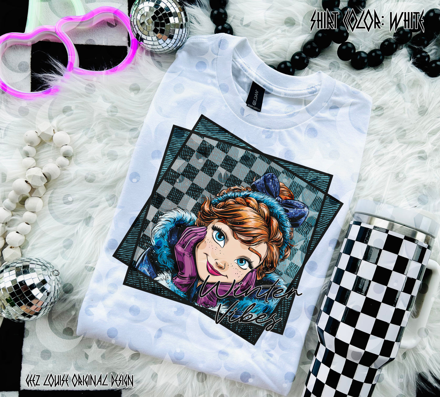 Winter Vibes Princess Collection – Digital Designs (PNG Bundle + Individual Options)