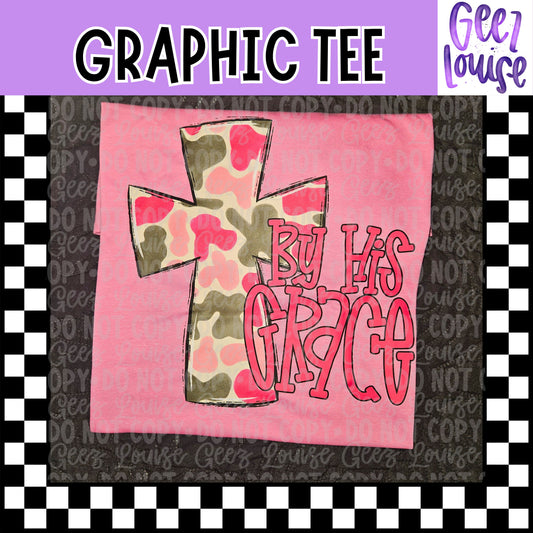 By His Grace Graphic Tee – Short Sleeve