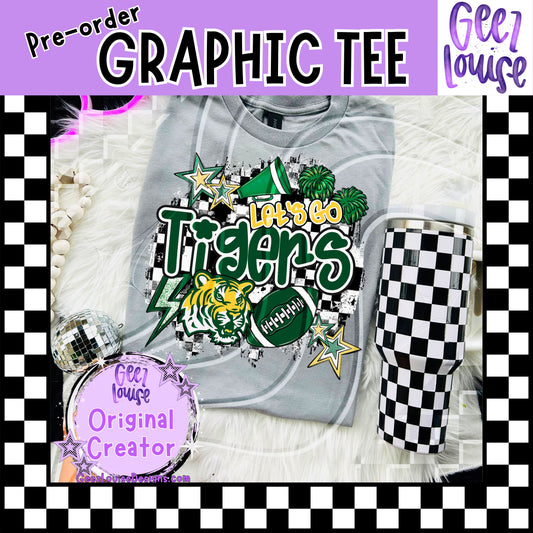 Let’s Go Tigers Graphic Tee – Made to Order | Local Pickup or Shipping