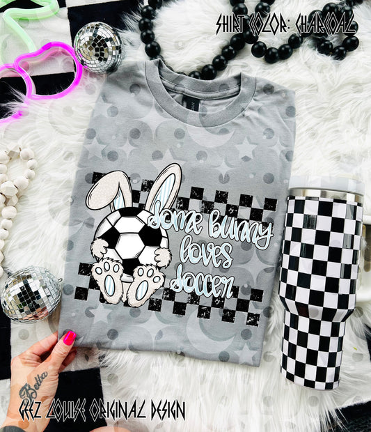 Some Bunny Loves Soccer – Soccer Bunny Digital Design PNG