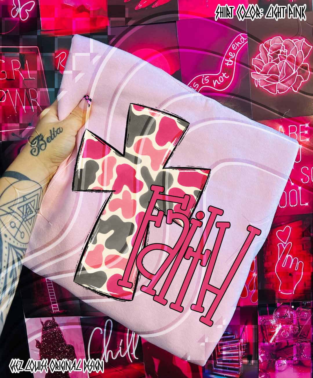 Faith in Pink – Digital Christian Cross PNG Collection (Singles + Full Bundle)