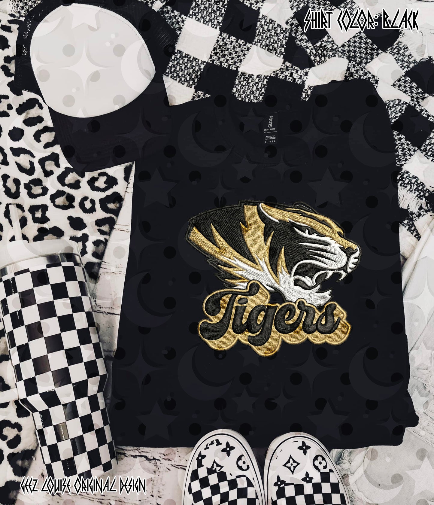SEC Faux Embroidery Digital Design – Team Variants & Bundle Option