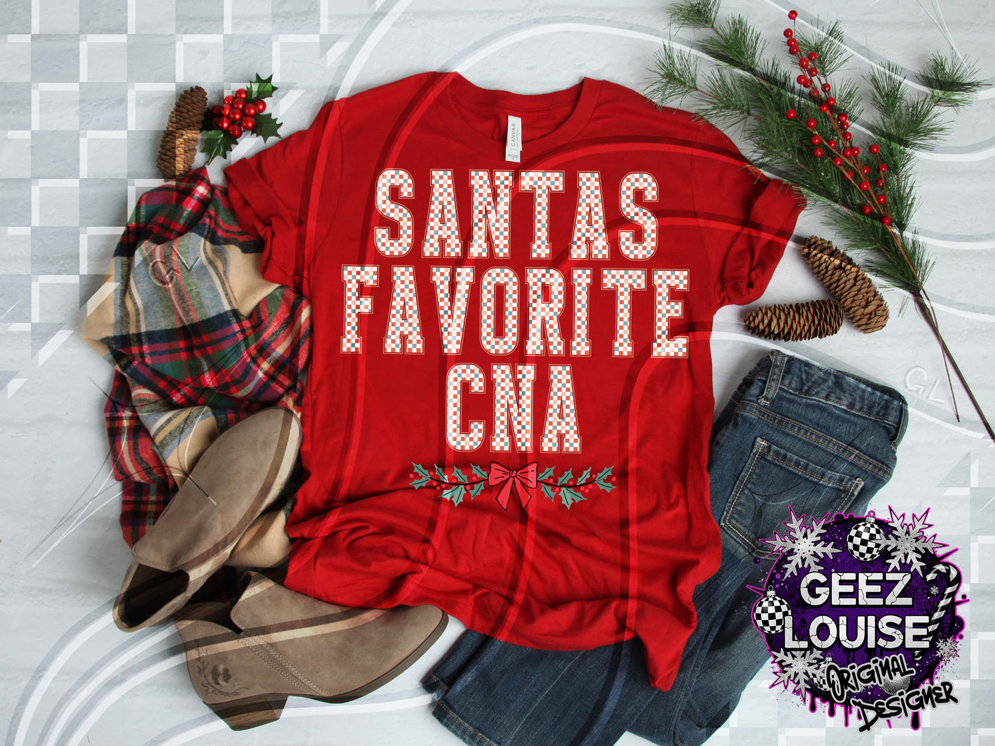 Santa’s Favorite [Profession] Digital Design | Christmas PNG