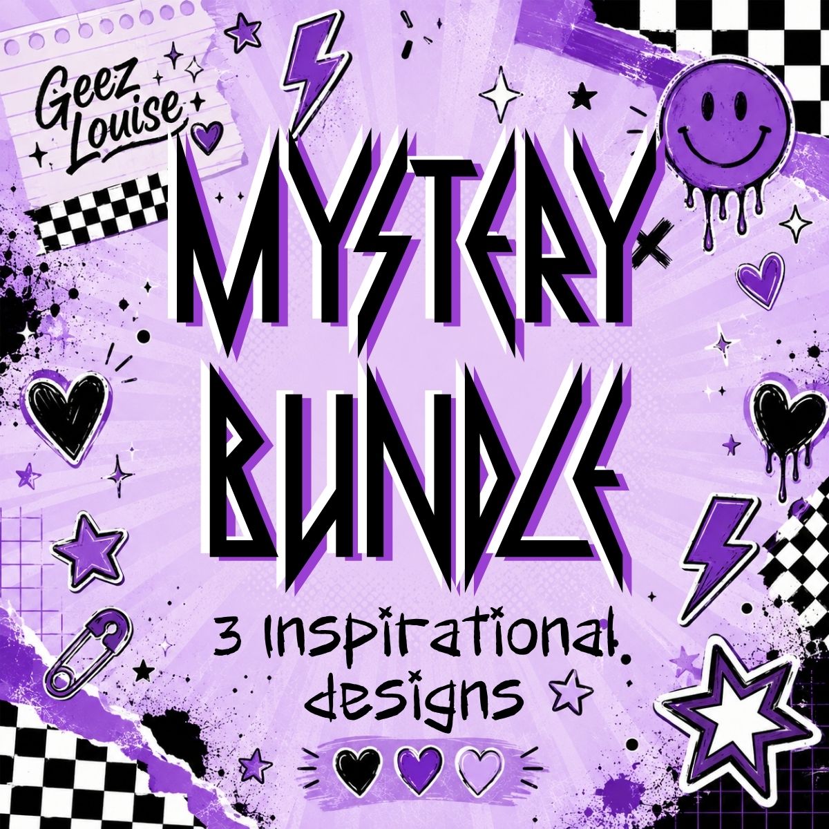 Keep Going Encouragement Mystery PNG Bundle | 3 Designs