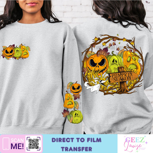 Pumpkin Season - Direct to Film Transfer - made to order