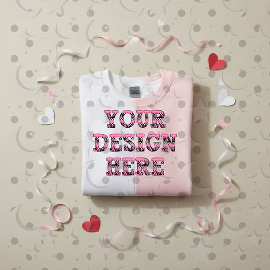 Split Sweatshirt  Mockup