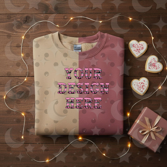 Split Sweatshirt  Mockup