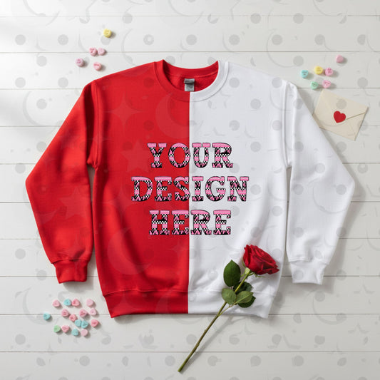 Split Sweatshirt  Mockup
