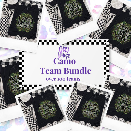 Camo Team Name Bundle – 100+ Teams Included