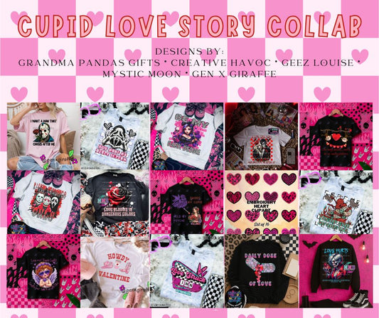 Cupid's Love Story Digital Design Bundle • Limited Edition Collab