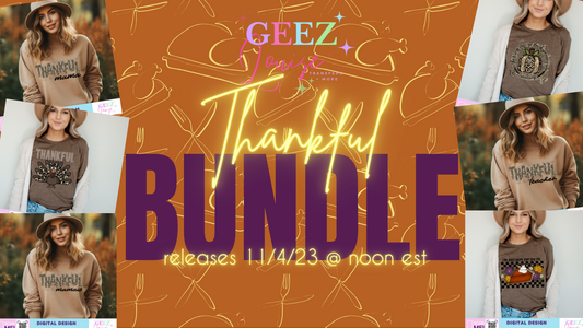 Thankful bundle - Digital Download- PNG