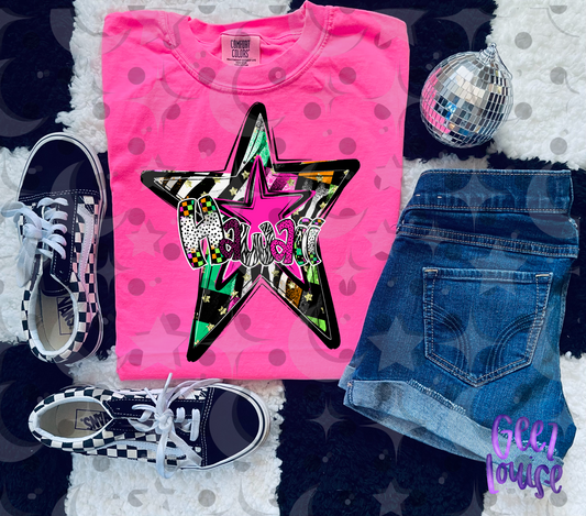 Neon Star State Design Bundle | All 50 States | Individual & Bundle PNG Digital Download | August 26 Design Drive