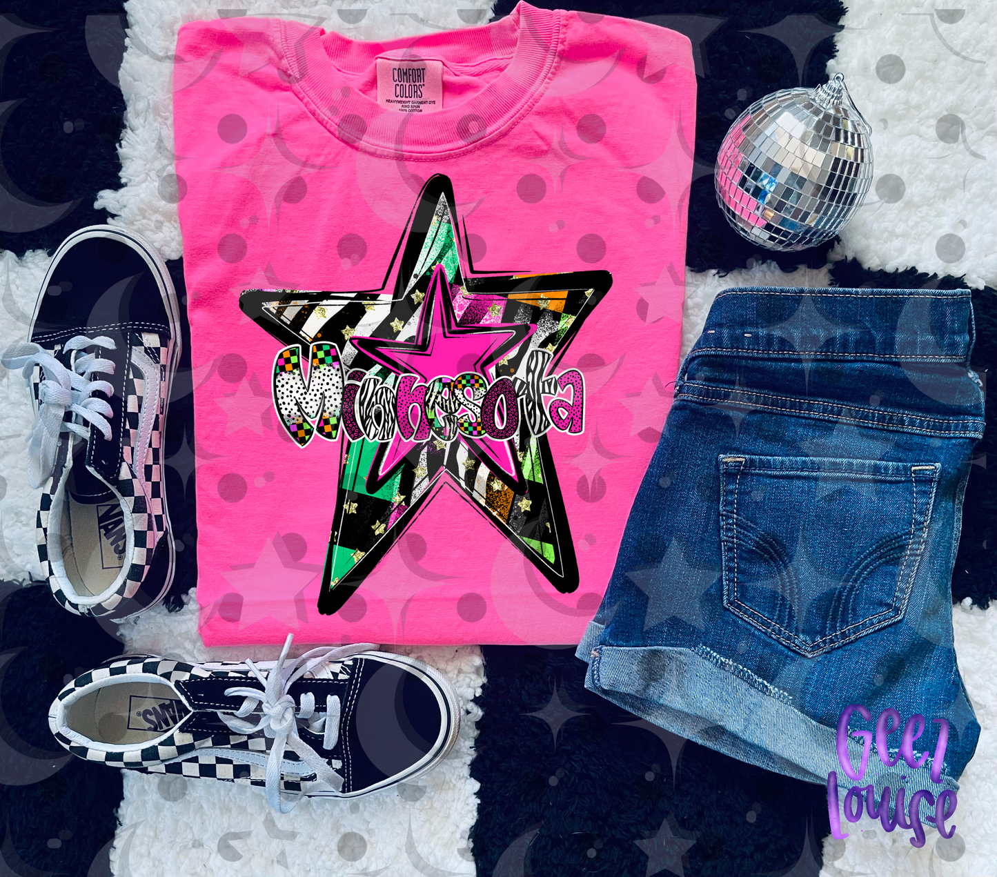 Neon Star State Design Bundle | All 50 States | Individual & Bundle PNG Digital Download | August 26 Design Drive