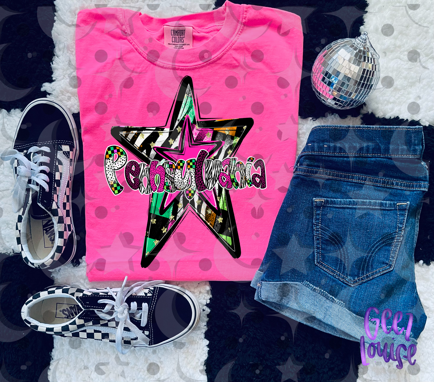 Neon Star State Design Bundle | All 50 States | Individual & Bundle PNG Digital Download | August 26 Design Drive