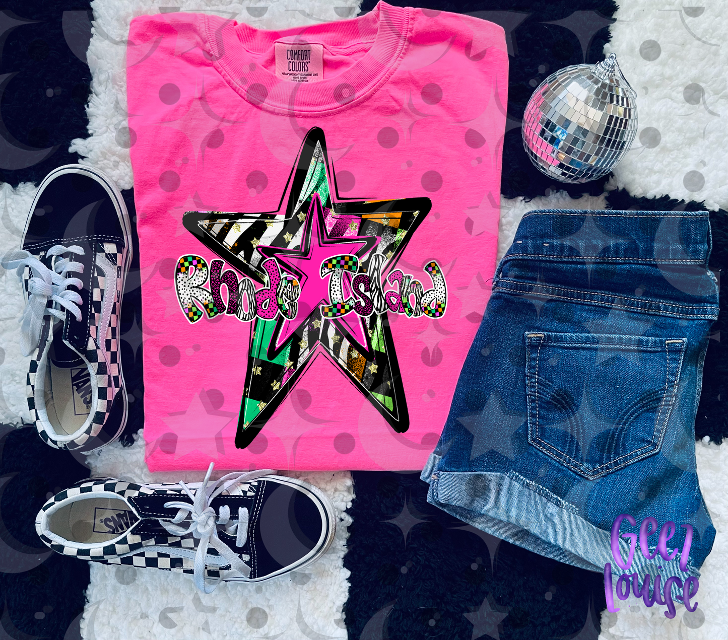 Neon Star State Design Bundle | All 50 States | Individual & Bundle PNG Digital Download | August 26 Design Drive