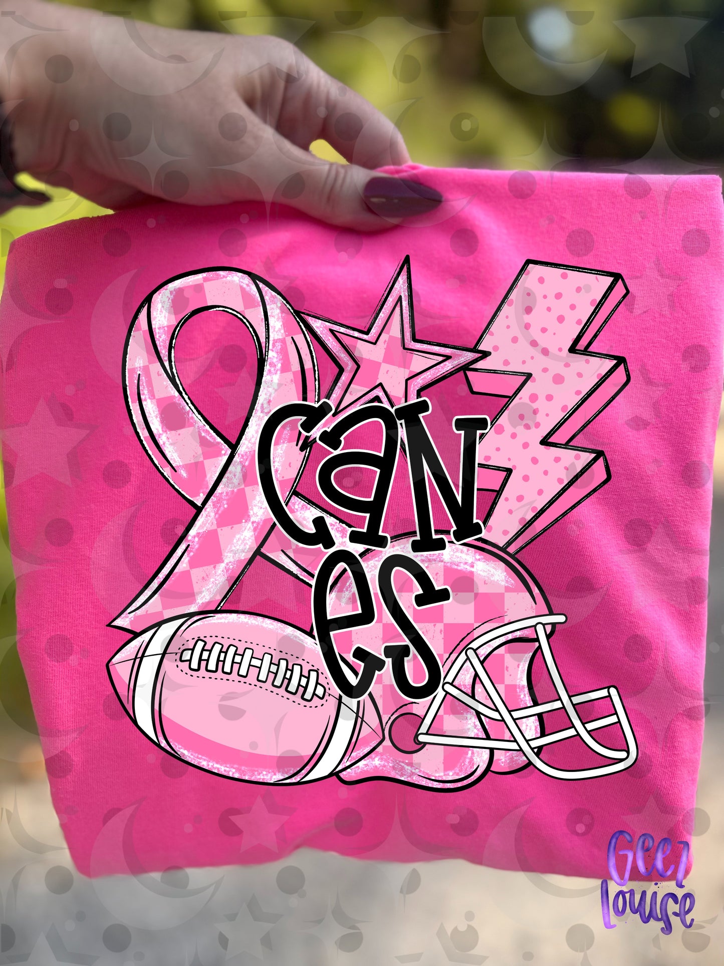 Friday Night Fighters Pink Out Football PNG | Team Name Variants | August 26 Design Drive