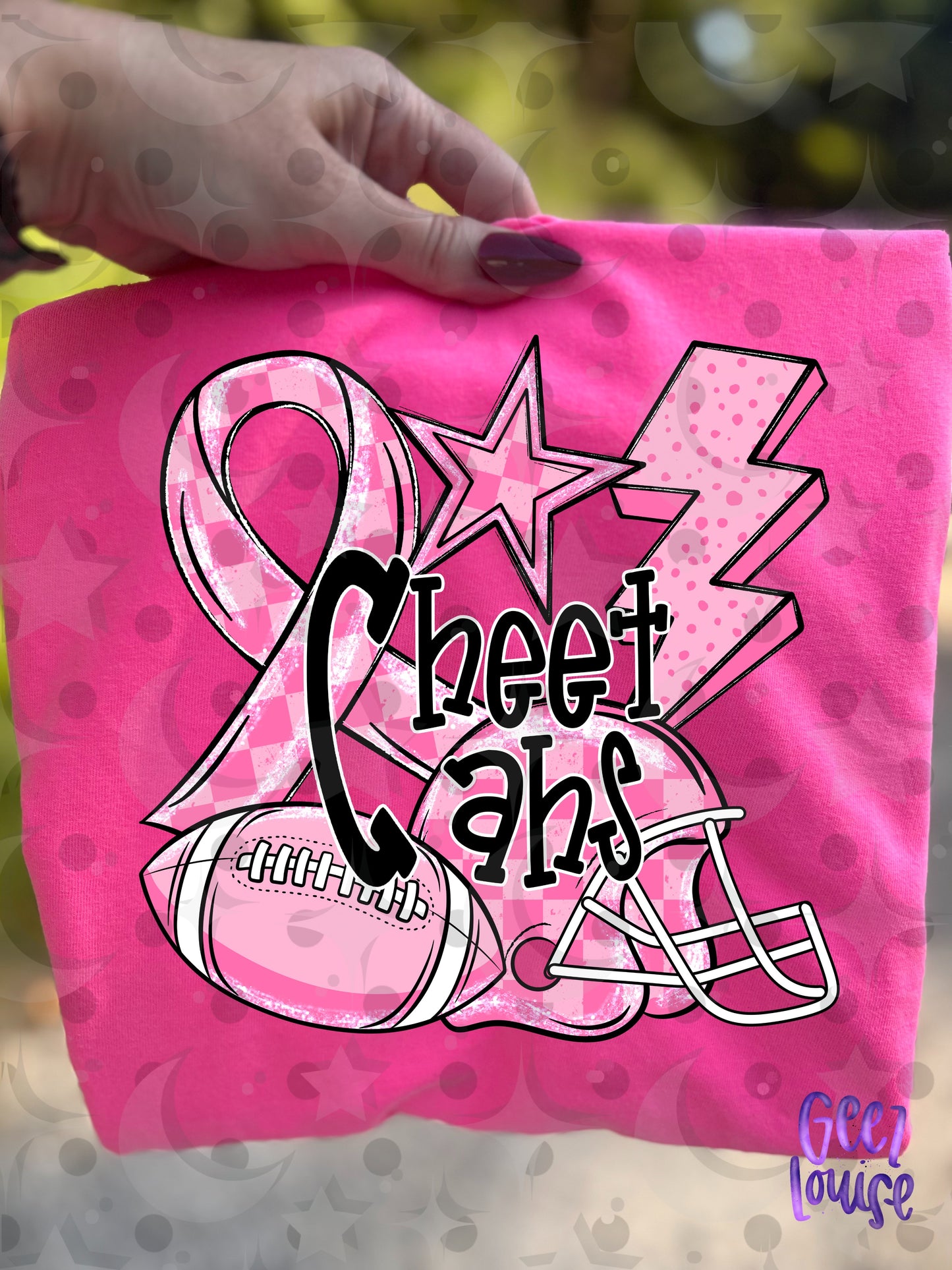 Friday Night Fighters Pink Out Football PNG | Team Name Variants | August 26 Design Drive