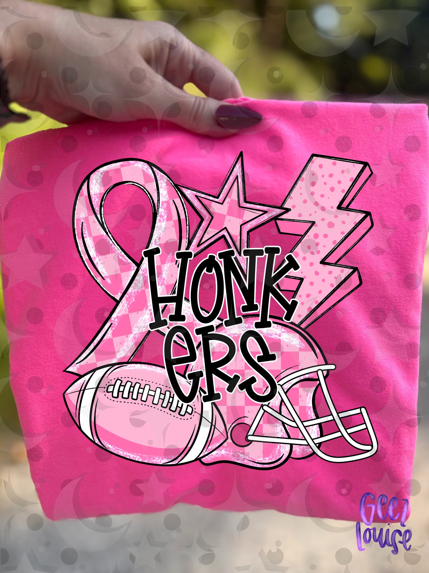 Friday Night Fighters Pink Out Football PNG | Team Name Variants | August 26 Design Drive