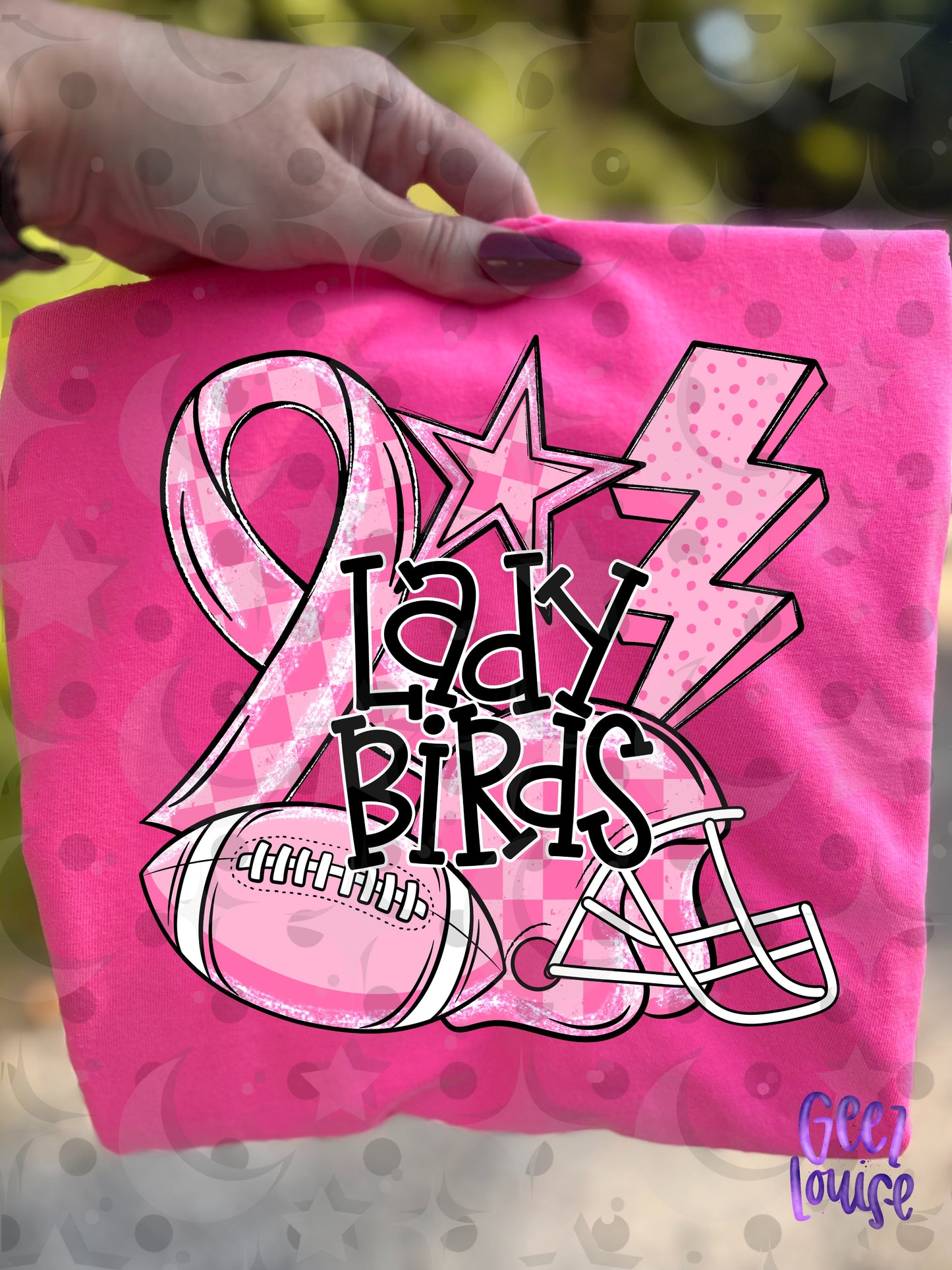 Friday Night Fighters Pink Out Football PNG | Team Name Variants | August 26 Design Drive