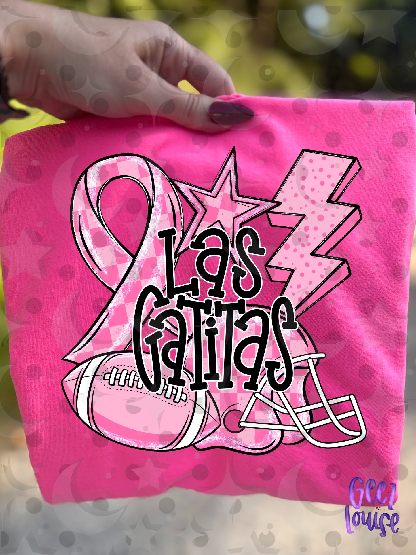Friday Night Fighters Pink Out Football PNG | Team Name Variants | August 26 Design Drive