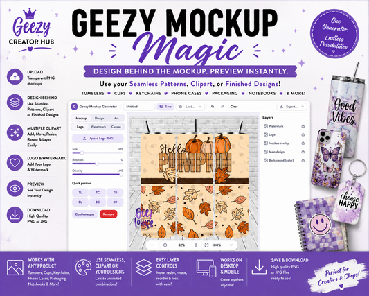 MOCKUP MAGIC | Create Tumbler, Cup, Keychain, Phone Case & Product Mockups