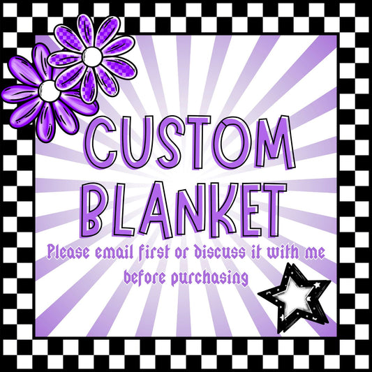Custom Plush Blanket – Super Soft 50x60 Throw