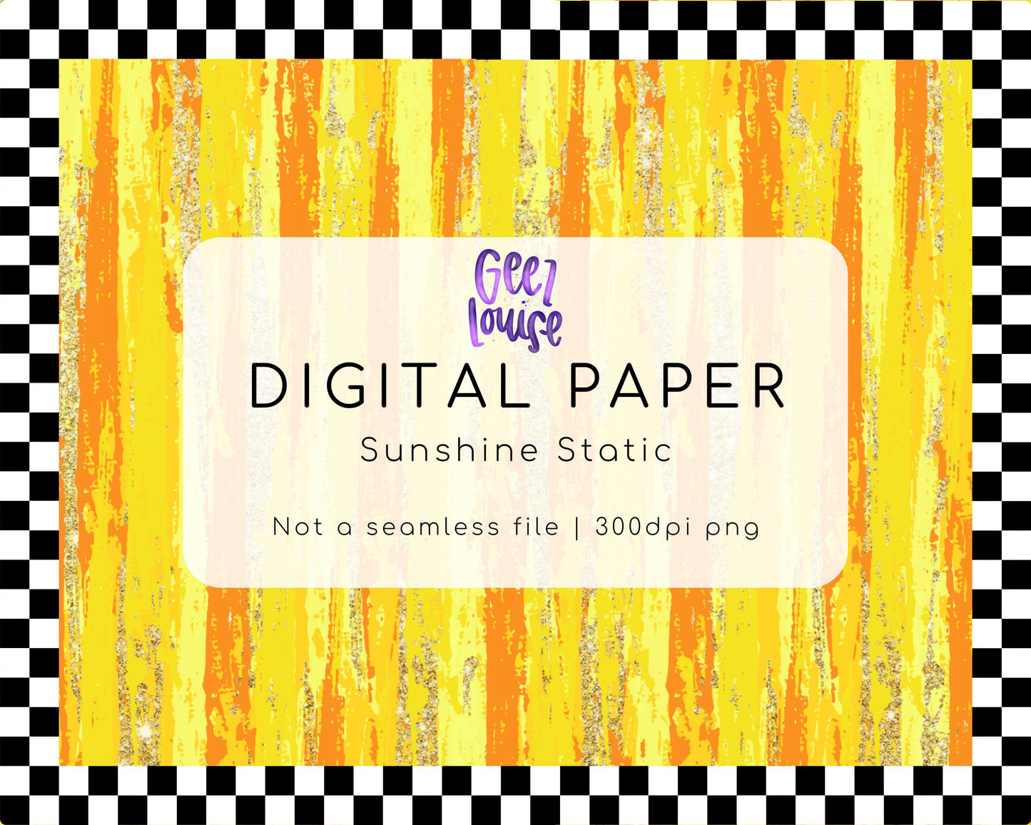 Sunshine Static background digital paper- Digital Download- PNG
