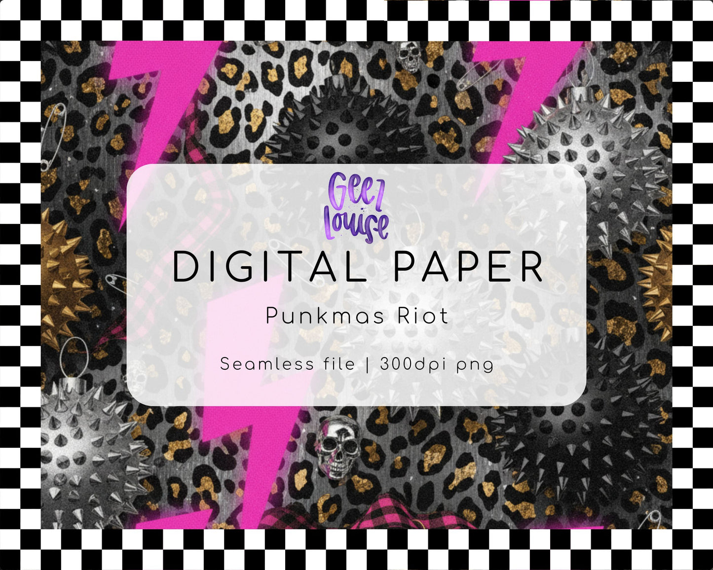 Punkmas Riot – Seamless Digital Paper