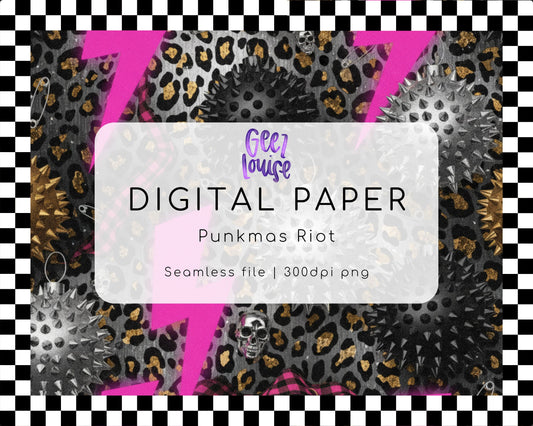 Punkmas Riot – Seamless Digital Paper