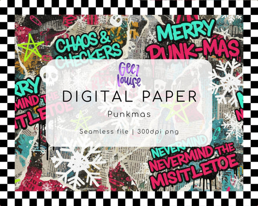 Punkmas – Seamless Digital Paper