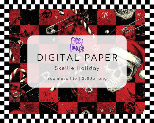 Skellie Holiday – Seamless Digital Paper