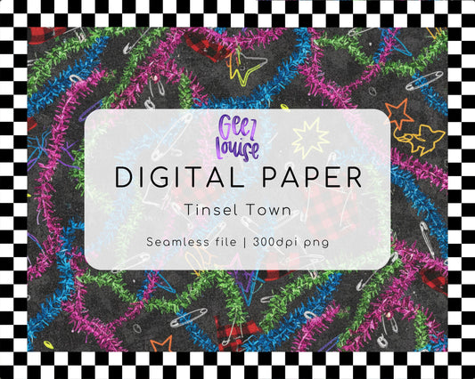 Tinsel Town – Seamless Digital Paper