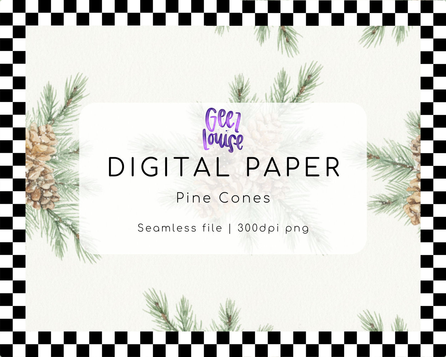 Pine Cones – Seamless Digital Paper