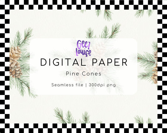 Pine Cones – Seamless Digital Paper