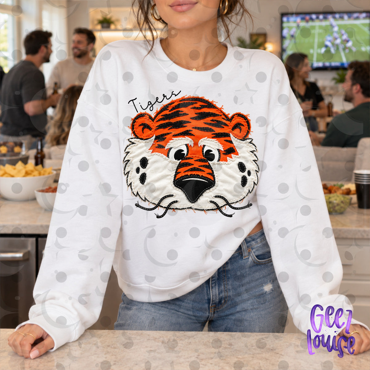 SEC Team Mascots | Frayed Fabric Applique Style PNG Designs