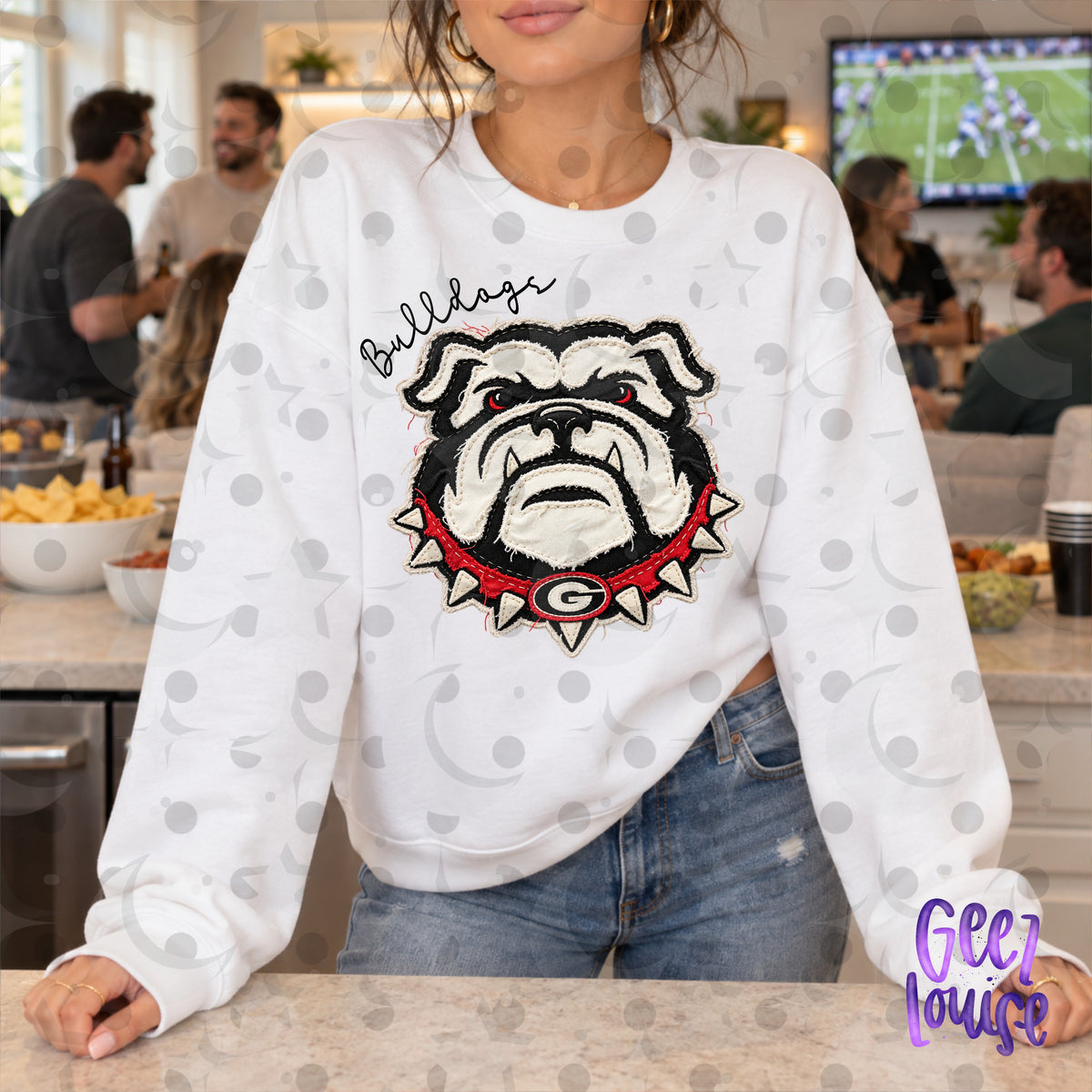 SEC Team Mascots | Frayed Fabric Applique Style PNG Designs