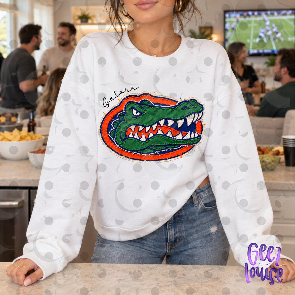 SEC Team Mascots | Frayed Fabric Applique Style PNG Designs