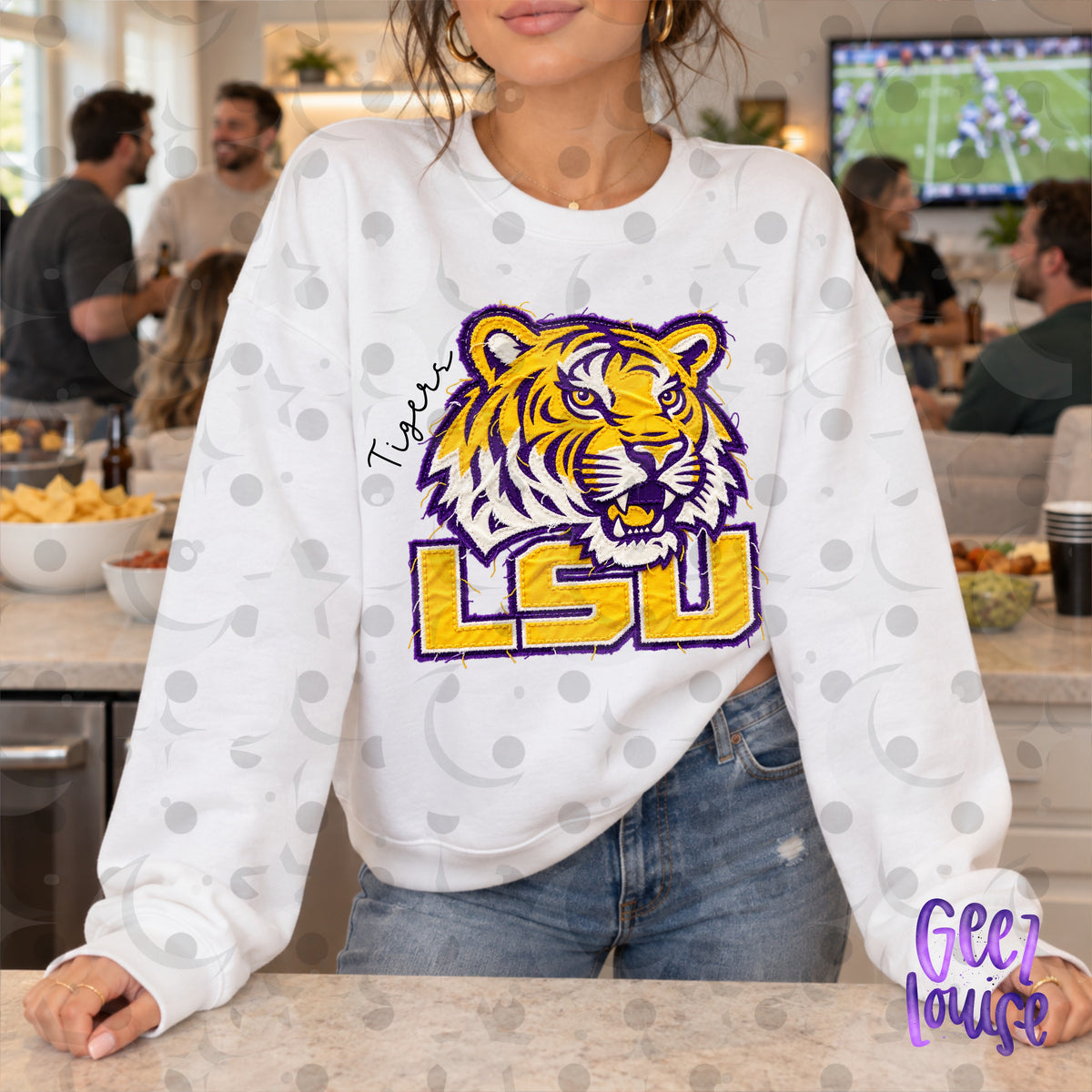 SEC Team Mascots | Frayed Fabric Applique Style PNG Designs