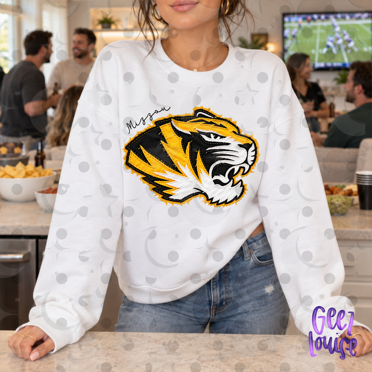 SEC Team Mascots | Frayed Fabric Applique Style PNG Designs