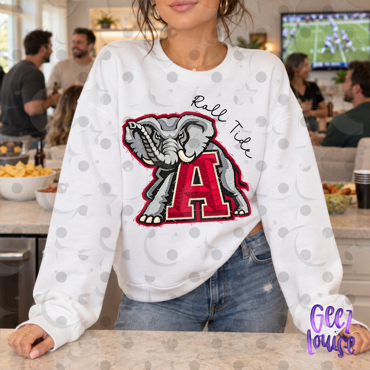 SEC Team Mascots | Frayed Fabric Applique Style PNG Designs