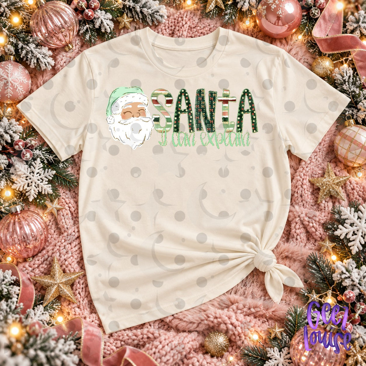 Santa I Can Explain Christmas PNG Bundle | 2 Santa Variations
