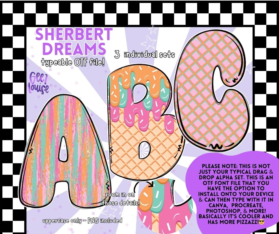 May 2025 Alpha Drive - Digital Download- PNG - OTF