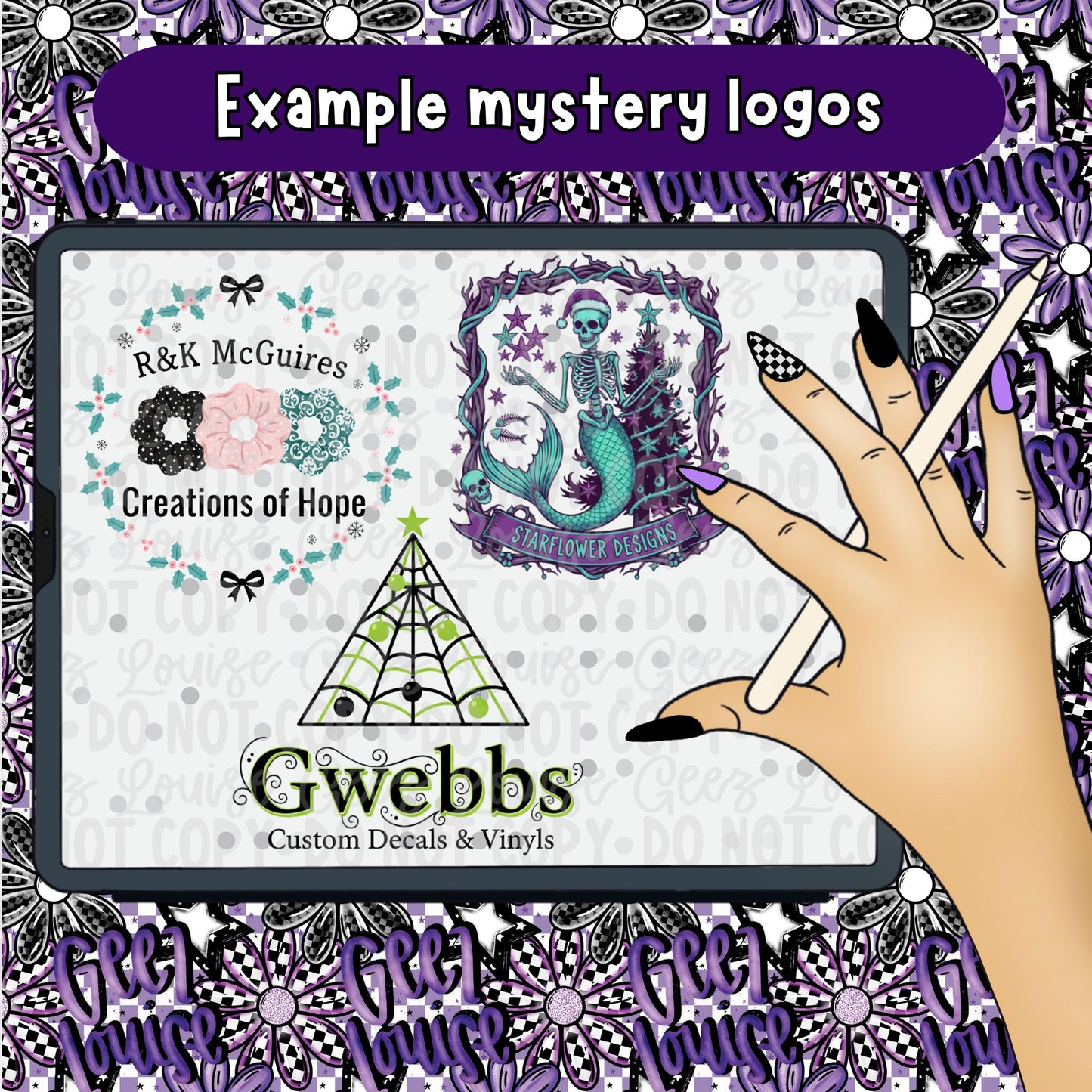 Seasonal Mystery Logo – Custom Design